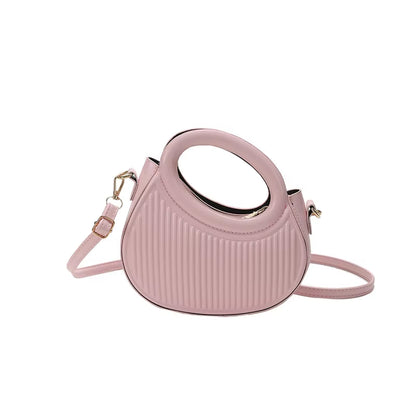 Candy Color Crossbody Bags Y2K Style Women Leather Handbags Zipper Purse